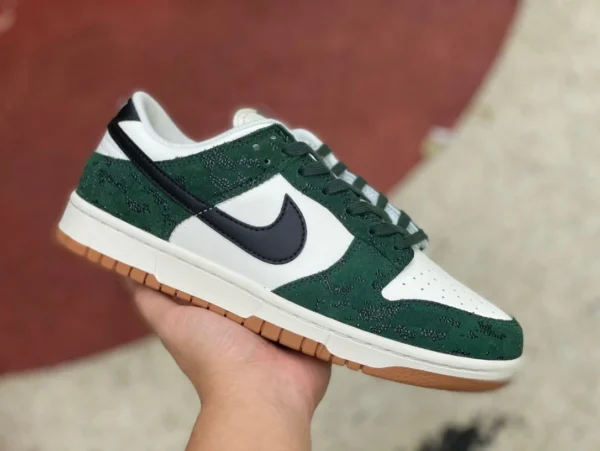 Dunk бело-зеленые кроссовки из сырой резины Nike Dunk Low бело-зеленые повседневные спортивные кроссовки для скейтборда в стиле ретро с низким берцем FQ8893397