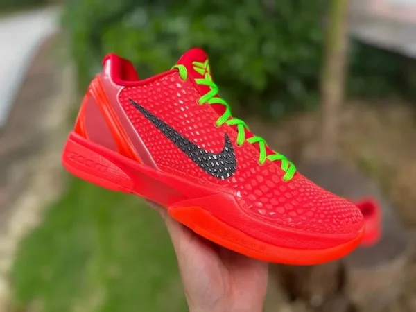 Мужские баскетбольные кроссовки Kobe 6 Green Hornet Christmas s2 pure original Nike Zoom Kobe 6 Proto Kobe 6 реверс Green Hornet Christmas FV4921600