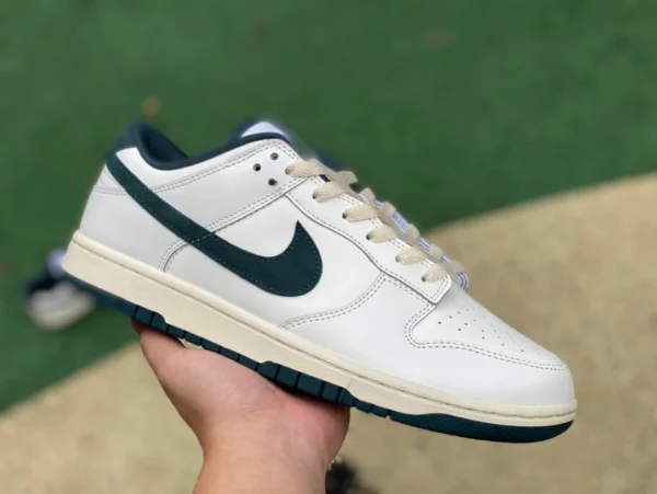 Dunk бело-зеленые новые кроссовки Nike Dunk Low Athletic Department бело-зеленые низкие кеды FQ8080133