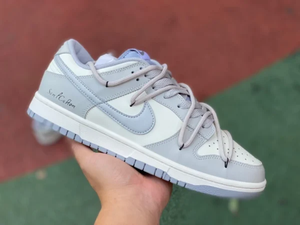 Dunk ремешок серо-белый Nike Dunk Low Nike серо-белые низкие повседневные кроссовки в стиле ретро DJ6188003