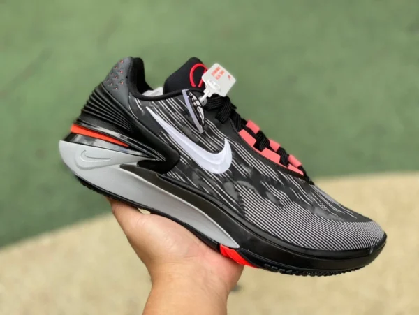 GT20, черный, серый, красный, оригинальные баскетбольные кроссовки Nike Air Zoom GT2 с низким амортизирующим верхом DJ6013001