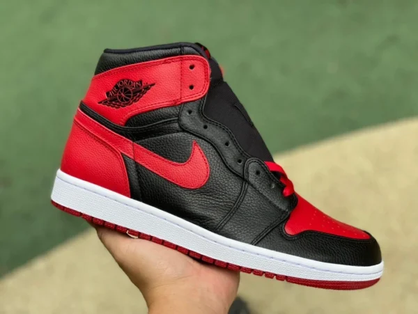 aj1 запрещен пояс первокурсника x чистый оригинальный Air Jordan 1 запрещен AJ1 Joe 1 черный красный запрещен 432001001