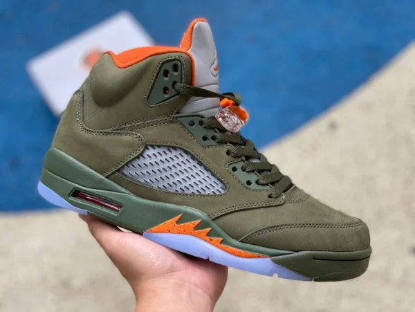 aj5 оливково-зеленый Air Jordan 5 Retro "Оливковый" DD0587-308