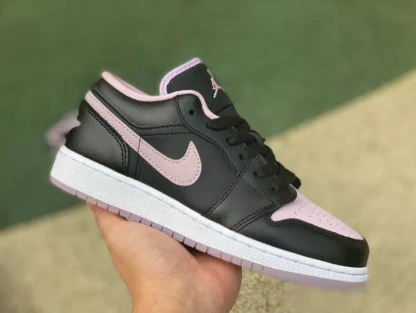 aj1 черный розовый фиолетовый low pure оригинальные Air Jordan 1 Low SE AJ1 черный розовый фиолетовый низкие модные ретро баскетбольные кроссовки DV1333-051