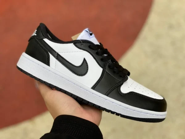 aj1 черно-белый низкий Air Jordan 1 Low AJ1 черно-белый низкий топ CZ0790-110