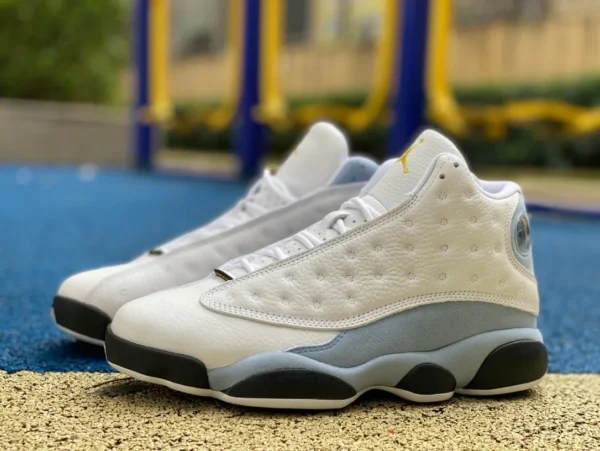 aj13 North Carolina Синий Белый Синий Цвет Версия J Air Jordan 13 «Blue Grey» Высокие кроссовки aj13 414571-170