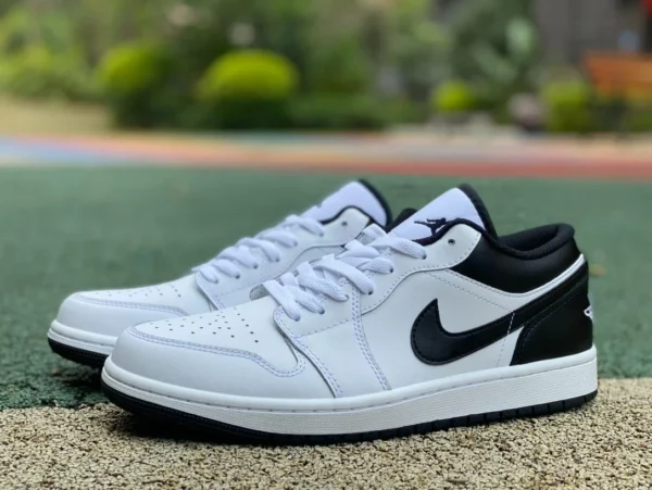 aj1 new black and white panda low pure original Air Jordan 1 Low AJ1 classic black and white panda low 553558-132