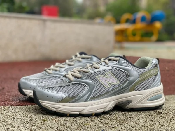 NB530 Серый Серебристый Чистый Оригинал NEW BALANCE NB 530 Повседневная Обувь 2024 Ретро Обувь Для Папы Спортивная Обувь MR530KMW