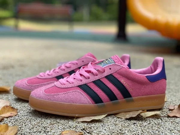 Кроссовки Adidas Gazelle розово-синие Adidas Originals Gazelle старинные модные кроссовки IE7002