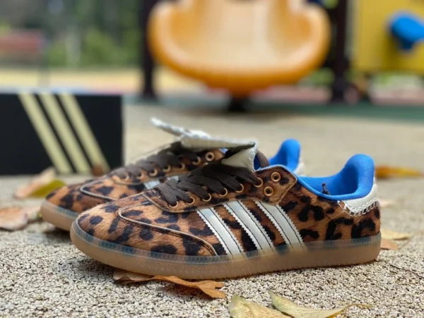 Adidas Samba с леопардовым принтом Wales Bonner x Adidas Originals Samba ID0578