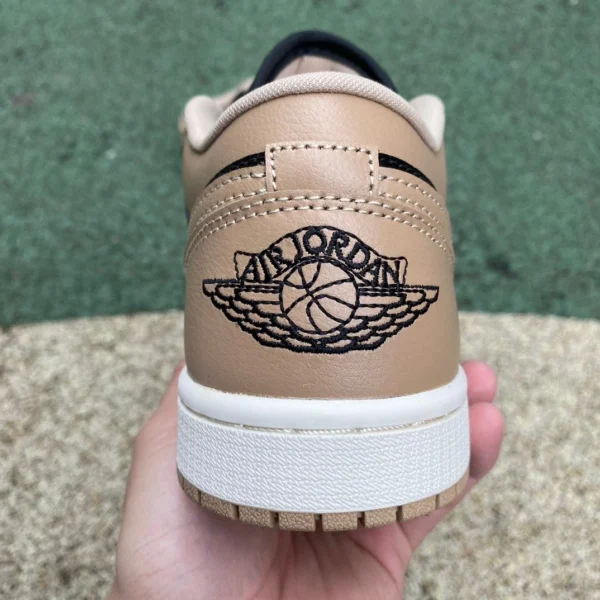 aj1 коричневый черный коричневый low DT pure original Air Jordan 1 Low AJ1 коричневый черный коричневый низкие баскетбольные кроссовки в стиле ретро DC0774-201