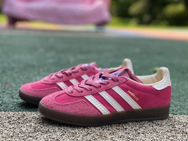 Adidas Adidas розовые s2 pure original Adidas GAZELLE INDOOR розовые повседневные спортивные кроссовки Detrain T-head IF1809