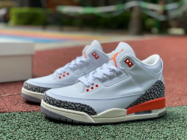 aj3 белый красный серый Air Jordan 3 Georgia Peach AJ3 белый красный серый CK9246-121