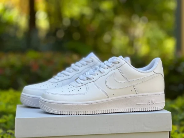 Air Force AF1 чисто белые оригинальные кроссовки Nike Air Force1 AF1 Air Force One с низким берцем CW2288-111