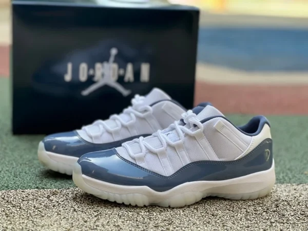 aj11 темно-синий низкий специальная версия LJR Air Jordan 11 бело-синие баскетбольные кроссовки aj11 fv5104-104