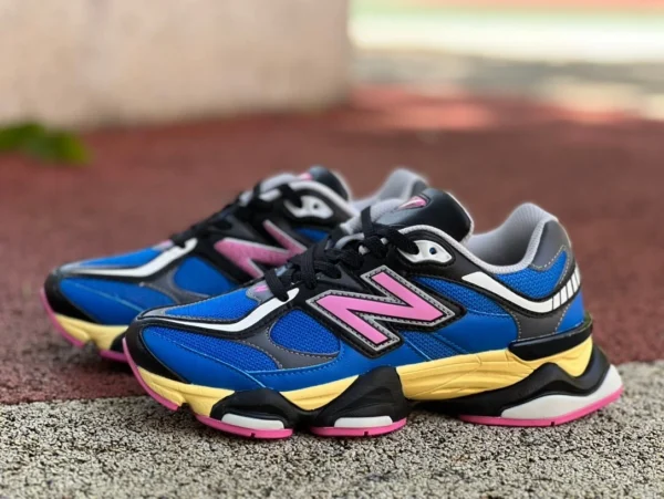 NB9060 синий, желтый и розовый чистый оригинальный New Balance серии NB9060 новые спортивные и повседневные кроссовки с низким верхом кроссовки U9060BPO