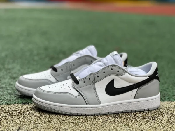 aj1 низкие белые серые dg pure original Air Jordan 1 Low OG Barons CZ0790-110