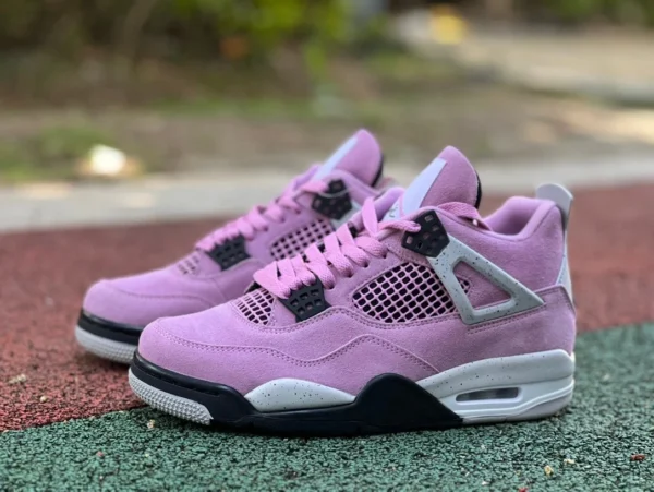 aj4 Белый Розовый Air Jordan 4 "Орхидея" WMNS AQ9129-501