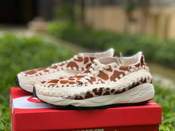 Nike Giraffe White Brown Повседневная спортивная обувь NIKE AIR FOOTSCAPE WOVEN Nike Giraffe White Brown FB1959-100