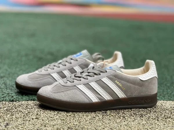 Adidas Cool Grey s2 Pure Original Adidas Originals Gazelle Indoor серо-белые кроссовки IF1807