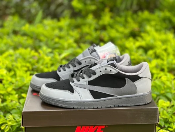 aj1 barb low серо-черный Tracis Scott x Air Jordan 1 Low Golf TS шарнир DM7866-775